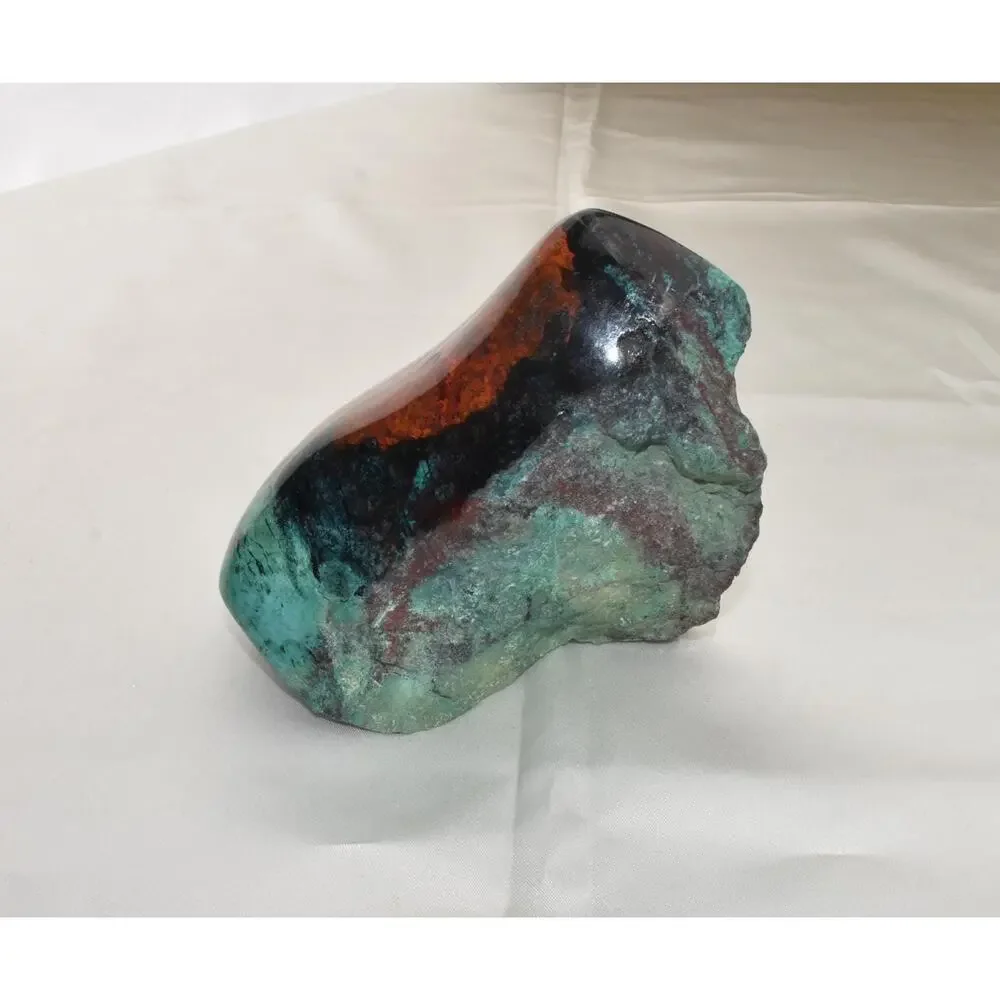 Sonora Sunset Standup Polished Free Form Rock | Mineral Specimens, Orange Teal